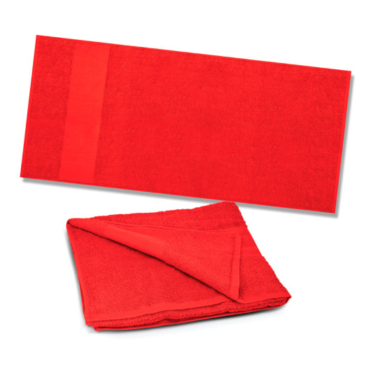 Caloundra Beach Towels Red